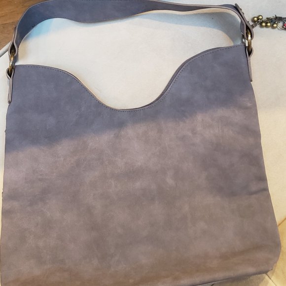 Women's Large Navy Blue Shoulder Bag - Picture 6 of 7